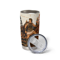 Cadmus Greek Mythology Dragon Slayer Tumbler Cup Spartan Warrior Epic Battle Vintage Grunge