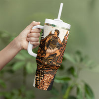 Cadmus Greek Mythology Dragon Slayer Tumbler With Handle Spartan Warrior Epic Battle Vintage Grunge