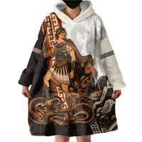 Cadmus Greek Mythology Dragon Slayer Wearable Blanket Hoodie Spartan Warrior Epic Battle Vintage Grunge
