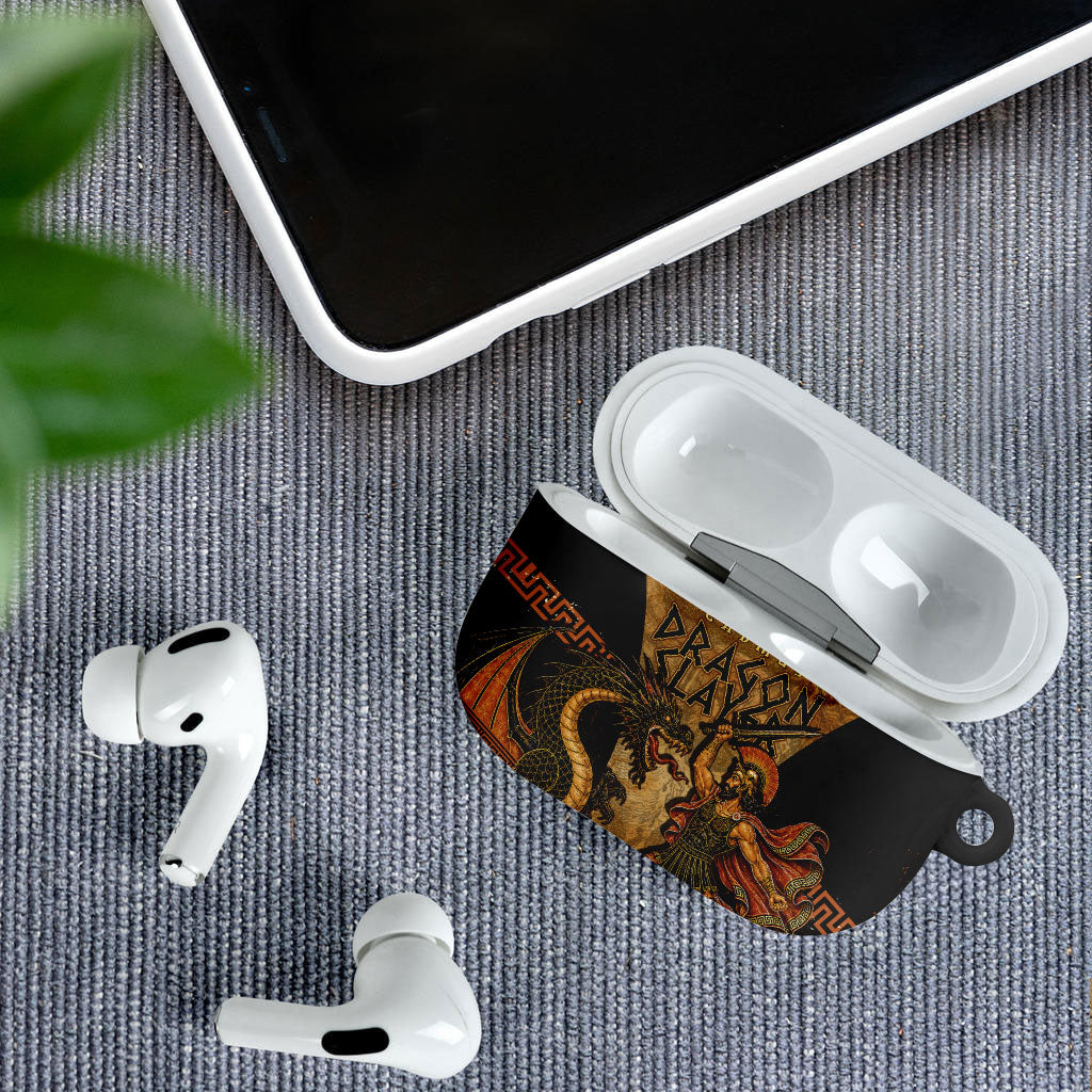 Cadmus Dragon Slayer AirPods Case Mythological Beast Battle Vintage Greek