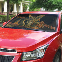 Cadmus Dragon Slayer Auto Sun Shade Mythological Beast Battle Vintage Greek