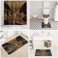Cadmus Dragon Slayer Bathroom Set Mythological Beast Battle Vintage Greek
