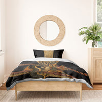 Cadmus Dragon Slayer Bedding Set Mythological Beast Battle Vintage Greek
