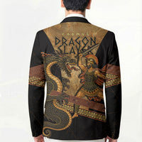 Cadmus Dragon Slayer Blazer Mythological Beast Battle Vintage Greek