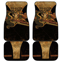 Cadmus Dragon Slayer Car Mats Mythological Beast Battle Vintage Greek