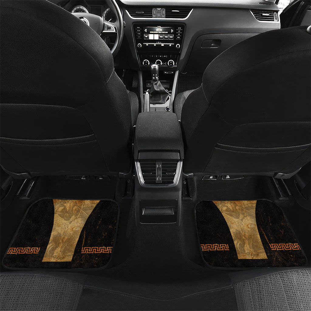 Cadmus Dragon Slayer Car Mats Mythological Beast Battle Vintage Greek