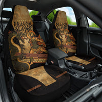 Cadmus Dragon Slayer Car Seat Cover Mythological Beast Battle Vintage Greek