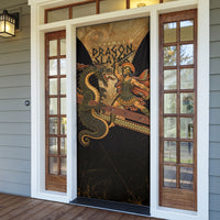 Cadmus Dragon Slayer Door Cover Mythological Beast Battle Vintage Greek