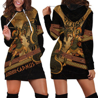 Cadmus Dragon Slayer Hoodie Dress Mythological Beast Battle Vintage Greek