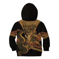 Cadmus Dragon Slayer Kid Hoodie Mythological Beast Battle Vintage Greek
