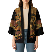 Cadmus Dragon Slayer Kimono Mythological Beast Battle Vintage Greek