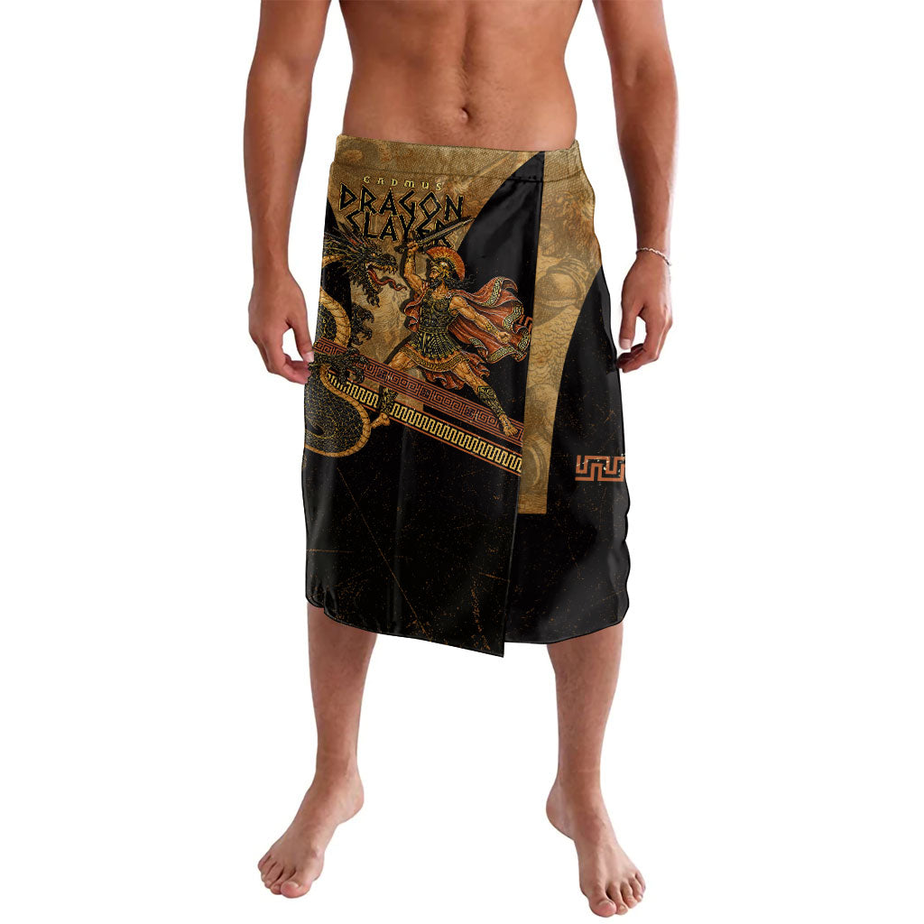 Cadmus Dragon Slayer Lavalava Mythological Beast Battle Vintage Greek