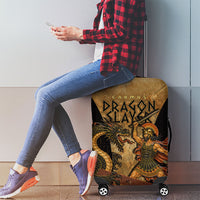 Cadmus Dragon Slayer Luggage Cover Mythological Beast Battle Vintage Greek