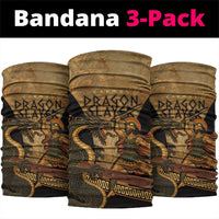 Cadmus Dragon Slayer Neck Gaiter Mythological Beast Battle Vintage Greek