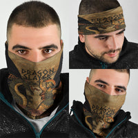 Cadmus Dragon Slayer Neck Gaiter Mythological Beast Battle Vintage Greek