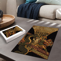 Cadmus Dragon Slayer Puzzle Mythological Beast Battle Vintage Greek