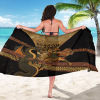 Cadmus Dragon Slayer Sarong Mythological Beast Battle Vintage Greek