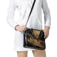 Cadmus Dragon Slayer Shoulder Handbag Mythological Beast Battle Vintage Greek