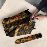 Cadmus Dragon Slayer Umbrella Mythological Beast Battle Vintage Greek