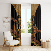 Cadmus Dragon Slayer Window Curtain Mythological Beast Battle Vintage Greek