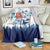 Finland Christmas Blanket with Reindeer Forest Crest and Nordic Pattern Design - Wonder Print Shop