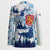 Finland Christmas Blazer with Reindeer Forest Crest and Nordic Pattern Design - Wonder Print Shop