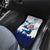 Finland Christmas Car Mats with Reindeer Forest Crest and Nordic Pattern Design - Wonder Print Shop