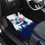 Finland Christmas Car Mats with Reindeer Forest Crest and Nordic Pattern Design - Wonder Print Shop