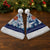 Finland Christmas Santa Hat with Reindeer Forest Crest and Nordic Pattern Design - Wonder Print Shop