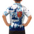 Finland Christmas Family Matching Off The Shoulder Long Sleeve Dress and Hawaiian Shirt with Reindeer Forest Crest and Nordic Pattern Design - Wonder Print Shop