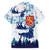 Finland Christmas Family Matching Puletasi and Hawaiian Shirt with Reindeer Forest Crest and Nordic Pattern Design - Wonder Print Shop