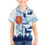 Finland Christmas Family Matching Puletasi and Hawaiian Shirt with Reindeer Forest Crest and Nordic Pattern Design - Wonder Print Shop