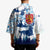 Finland Christmas Kimono with Reindeer Forest Crest and Nordic Pattern Design - Wonder Print Shop