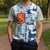 Finland Christmas Knitted V-Neck Vest with Reindeer Forest Crest and Nordic Pattern Design - Wonder Print Shop
