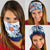 Finland Christmas Neck Gaiter with Reindeer Forest Crest and Nordic Pattern Design - Wonder Print Shop