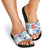 Finland Christmas Slide Sandals with Reindeer Forest Crest and Nordic Pattern Design - Wonder Print Shop