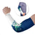 Finland Christmas Arm Sleeves with Howling Wolf Northern Lights Forest and Snow Design - Wonder Print Shop