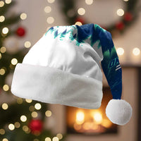 Finland Christmas Santa Hat with Howling Wolf Northern Lights Forest and Snow Design - Wonder Print Shop