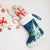 Finland Christmas Stocking with Howling Wolf Northern Lights Forest and Snow Design - Wonder Print Shop