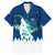 Finland Christmas Family Matching Mermaid Dress and Hawaiian Shirt with Howling Wolf Northern Lights Forest and Snow Design - Wonder Print Shop