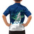 Finland Christmas Family Matching Summer Maxi Dress and Hawaiian Shirt with Howling Wolf Northern Lights Forest and Snow Design - Wonder Print Shop