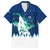 Finland Christmas Family Matching Tank Maxi Dress and Hawaiian Shirt with Howling Wolf Northern Lights Forest and Snow Design - Wonder Print Shop