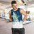 Finland Christmas Men Tank Top with Howling Wolf Northern Lights Forest and Snow Design - Wonder Print Shop