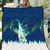 Finland Christmas Quilt with Howling Wolf Northern Lights Forest and Snow Design - Wonder Print Shop