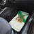 Nigeria Christmas Car Mats with Gingerbread Snowman Palm Tree and Tribal Mask Design - Wonder Print Shop