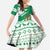 Nigeria Christmas Family Matching Summer Maxi Dress and Hawaiian Shirt with Gingerbread Snowman Palm Tree and Tribal Mask Design - Wonder Print Shop