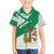 Nigeria Christmas Family Matching Summer Maxi Dress and Hawaiian Shirt with Gingerbread Snowman Palm Tree and Tribal Mask Design - Wonder Print Shop