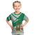 Nigeria Christmas Kid T Shirt with Gingerbread Snowman Palm Tree and Tribal Mask Design - Wonder Print Shop