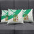 Nigeria Christmas Pillow Cover with Gingerbread Snowman Palm Tree and Tribal Mask Design - Wonder Print Shop