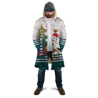 Lithuania Christmas Cloak with Stork Basket Snowflakes and Traditional Pattern Design - Wonder Print Shop